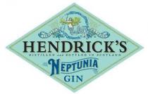 LIMITED RELEASE HENDRICK'S DISTILLED AND BOTTLED IN SCOTLAND NEPTUNIA GIN