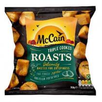 McCain Triple Cooked ROASTS Deliciously BASTED FOR CRISPINESS THE FINEST BRITISH POTATOES