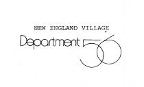 NEW ENGLAND VILLAGE Department 56