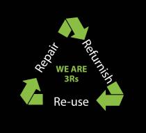 WE ARE 3Rs Repair Refurnish Re-use