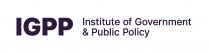 IGPP INSTITUTE OF GOVERNMENT & PUBLIC POLICY