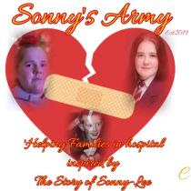 Sonny's Army Est 2019 Helping Families in hospital inspired by The Story of Sonny-Lee