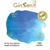 GINSEN UK VITAMINS HERBS MINERALS FOR YOUR NATURAL HEALTH AND BALANCE 150 CAPSULES