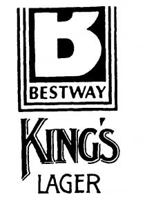 B BESTWAY KING'S LAGER