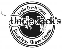 LIGHT FRESH SCENT UNCLE JACK'S RAZORLESS SHAVE CREAM