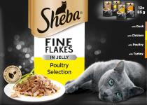 SHEBA FINE FLAKES IN JELLY POULTRY SELECTION
