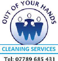 OUT OF YOUR HANDS CLEANING SERVICES TEL: 07789 685 431