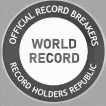 OFFICIAL RECORD BREAKERS WORLD RECORD RECORD HOLDERS REPUBLIC