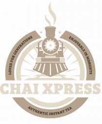 Loved for Generations Enjoyable in Moments Chai Xpress Authentic Instant Tea