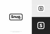 S SNUG S A MINIMAL GEOMETRIC DESIGN BASED ON AN ABSTRACT WORDMARK SNUG.