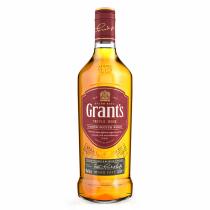 SINCE 1887 EST. 1887 STAND FAST GRANT'S TRIPLE WOOD BLENDED SCOTCH WHISKY MATURED IN THREE DIFFERENT TYPES OF WOOD FOR A SMOOTH, RICH AND MELLOW TASTE PRODUCT OF SCOTLAND STAND FAST DISTILLED, MATURED & BLENDED IN SCOTLAND BOTTLED & BLENDED BY WI