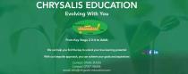 CHRYSALIS EDUCATION EVOLVING WITH YOU EVOLVING 1 2 3 4 5 6 4 8 9 YOU WITH FROM KEY STAGE 2-3-4 TO ADULT WE CAN HELP YOU FIND THE KEY TO UNLOCK YOUR TRUE LEARNING POTENTIAL O F IN WITH OUR BESPOKE APPROACH, YOU CAN ACHIEVE YOUR GOALS AND ASPIRATIONS CONTAC