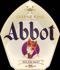 1799 GREENE KING BURY ST EDMUNDS ABBOT RICH AND MALTY ALC. 5% VOL.