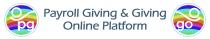 PAYROLL GIVING & GIVING PG ONLINE PLATFORM GO