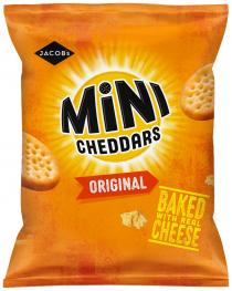 JACOB'S MINI CHEDDARS ORIGINAL BAKED WITH REAL CHEESE