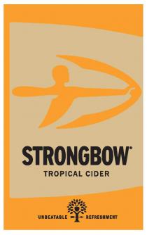 STRONGBOW TROPICAL CIDER UNBEATABLE REFRESHMENT