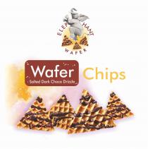 ELEPHANT WAFER WAFER CHIPS SALTED DARK CHOCO DRIZZLE