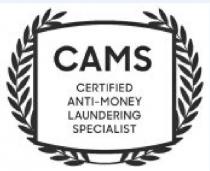 CAMS CERTIFIED ANTI-MONEY LAUNDERING SPECIALIST