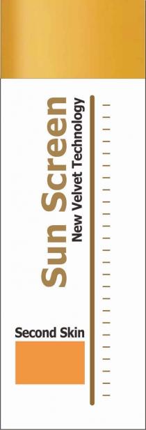 SECOND SKIN SUN SCREEN NEW VELVET TECHNOLOGY