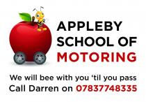 APPLEBY SCHOOL OF MOTORING WE WILL BEE WITH YOU 'TIL YOU PASS CALL DARREN ON 07837748335