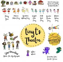 TINY T'S THEATRE, Tales From Honey Lane, Rainbow Fairy Academy, Toadstool Post Office, Fairy Tara, Patience Potion Fairy, Dandelion Wishing Fairy, Crystal Calm Fairy, Faith Kind Fairy, Lavender Garden Fairy, Blossom Baking Fairy, Wilbur Wizard, SPECTACULA