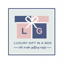 L G LUXURY GIFT IN A BOX - WE MAKE GIFTING EASY -