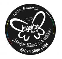 100% HANDMADE ANGELITOS SWEET MANJAR BLANCO COLOMBIANO C 074 5094 6634