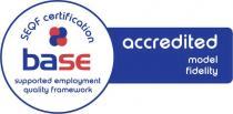 SEQF Certification BASE supported employment quality framework accredited model fidelity