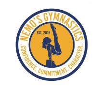 Nemo’s Gymnastics. EST. 2019. CONFIDENCE. COMMITMENT. CHARACTER.