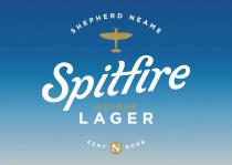 SHEPHERD NEAME Spitfire GOLDEN LAGER KENT SN BORN