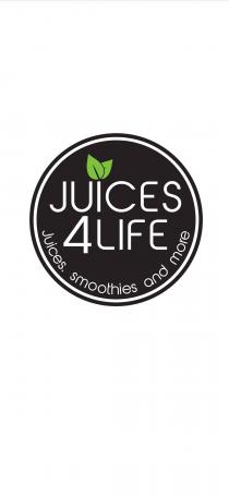 JUICES 4LIFE Juices, smoothies and more