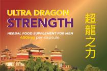 ULTRA DRAGON STRENGTH 超龍之力 HERBAL FOOD SUPPLEMENT FOR MEN 450MG PER CAPSULE.