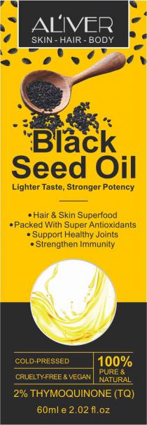 AL'IVER SKIN-HAIR-BODY Black Seed Oil