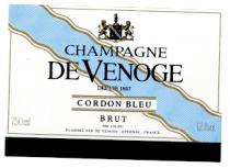 CHAMPAGNE DEVENOGER DEPUIS 1837 CORDON BLEU BRUT