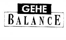 GEHE BALANCE