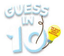 GUESS IN 10 THE QUICK GAME OF SMART QUESTIONS