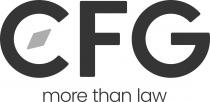 CFG more than law