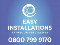 EASY INSTALLATIONS BATHROOM SPECIALISTS 0800 799 9170