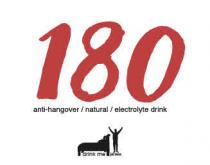 180 ANTI-HANGOVER / NATURAL / ELECTROLYTE DRINK DRINK ME