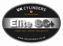 UK CYLINDERS UK MANUFACTURED ELITE SG+ YOUR HOT WATER SPECIALISTS WWW.UKCYLINDERS.CO.UK