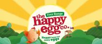 THE HAPPY EGGCO. FREE RANGE HAPPY HENS LAY TASTY EGGS