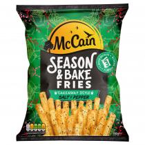 MCCAIN SEASON & BAKE FRIES TAKEAWAY STYLE SALT & PEPPER