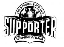 THE STRUGGLE FOR LIFE SUPPORTER DENIM WEAR