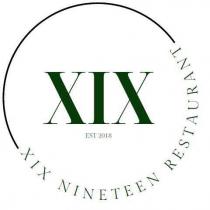 XIX EST 2018 XIX NINETEEN RESTAURANT