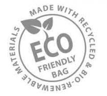 ECO FRIENDLY BAG MADE WITH RECYCLED & BIO-RENEWABLE MATERIALS