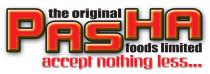 the original PASHA foods limited accept nothing less.