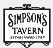 SIMPSON'S TAVERN ESTABLISHED 1757