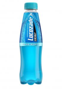 CONTAINS GLUCOSE LUCOZADE ENERGY BLUE BURST