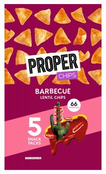 PROPER CHIPS BARBECUE LENTIL CHIPS