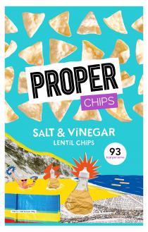 PROPER CHIPS SALT & VINEGAR LENTIL CHIPS